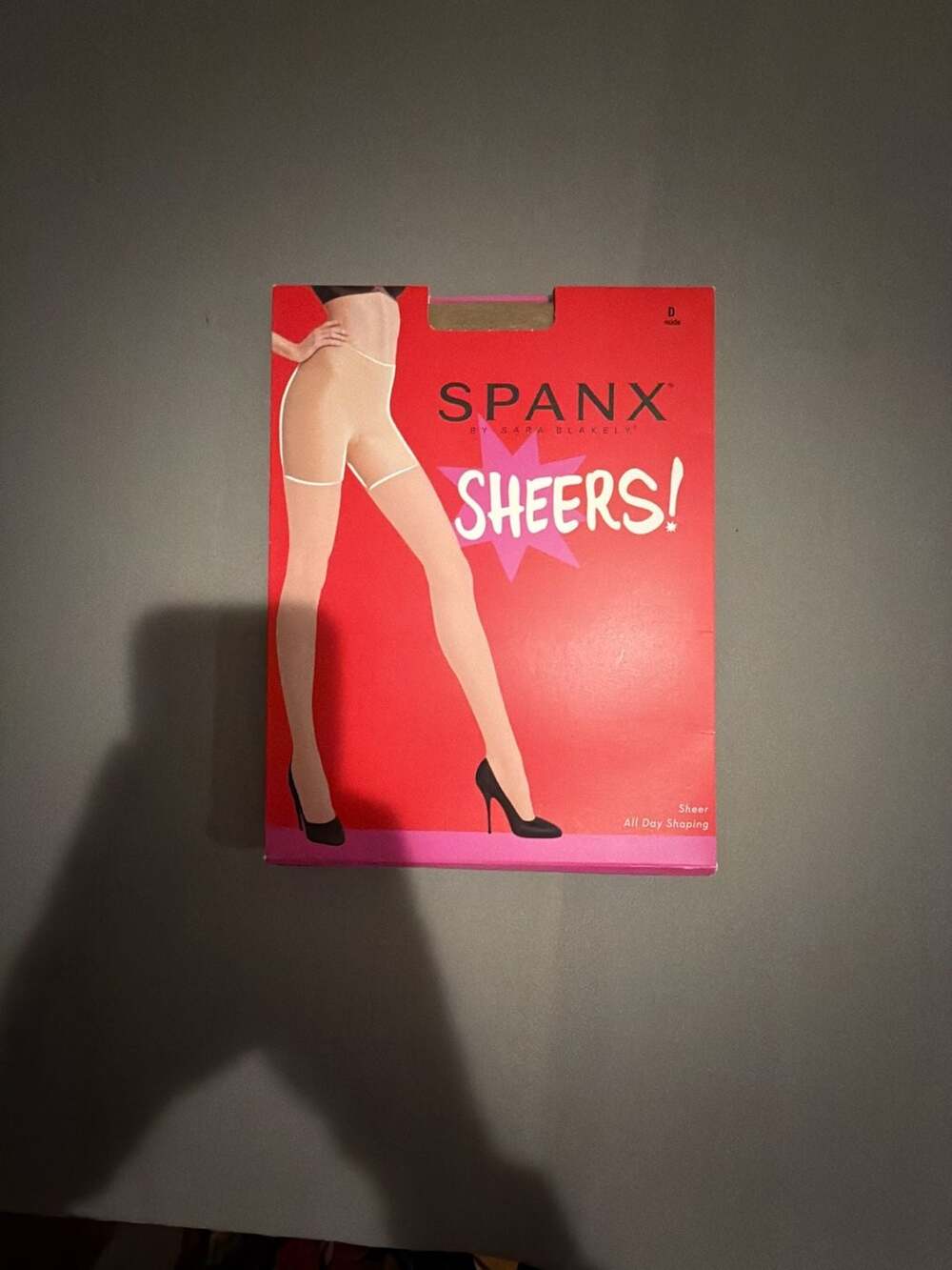 Spanx Super Sheers Tights Size D Nude Shaping Pantyhose (Z-8)